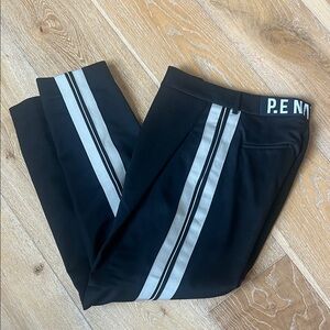P.E Nation amazing high waist pants with side stripe sz xs.